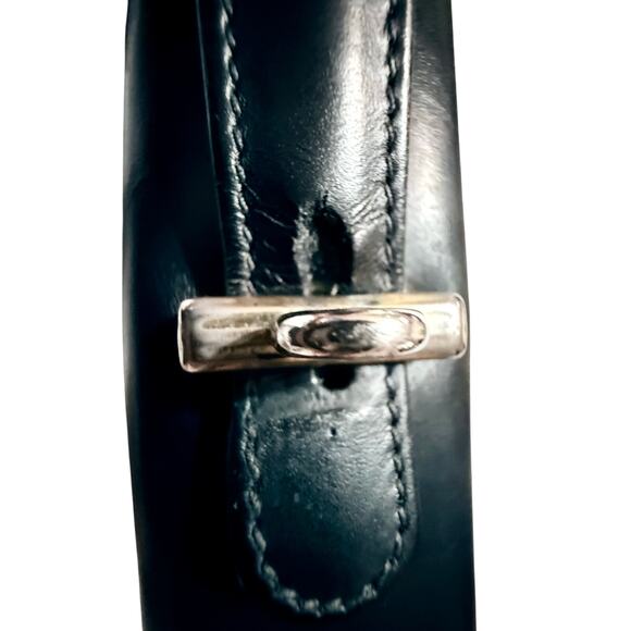 Vintage Mark Cross Black Leather Briefcase – Made in Italy - Picture 11 of 12